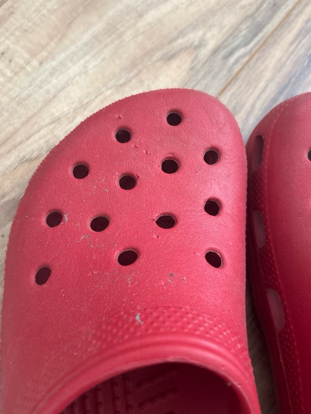 Red Crocs - Picture 2 of 4